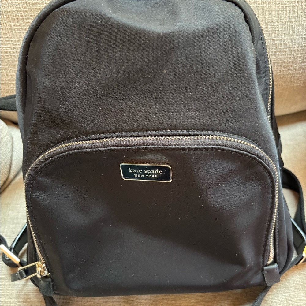 Kate Spade Black Backpack Sleek Design Everyday Essential